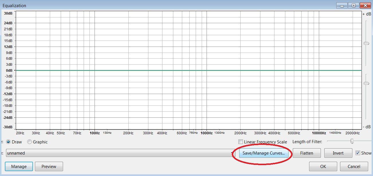 filter curve audacity